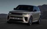 land rover range rover sport sv front three quarter