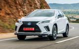 Lexus RX F Sport 2019 front three quarters