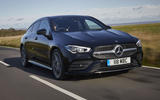 Mercedes CLA Shooting Brake front side moving