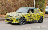 Mini Cooper 5dr 2024 camouflage front quarter tracking