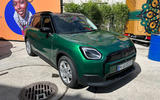 Mini Countryman 2024 green front quarter