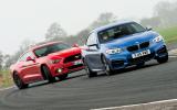 Ford Mustang and BMW M235i