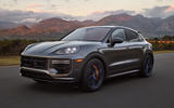 Porsche Cayenne coupe front three quarteer