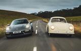 Porsche 911 Carrera GTS and Porsche 356:2 front