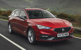 Seat Leon Estate 2020 front quarter tracking