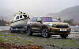 Skoda Kodiaq towing boat