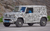 Suzuki Jimny spies 2022 three quarter front