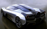 Gordon Murray Design T.50 rear official render