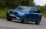 Volvo XC90 B5 AWD R-Design cornering - front