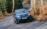 99 Dacia Duster 2022 long term handover cornering front