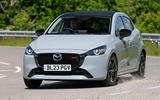 mazda 2 review 2023 01 cornering front