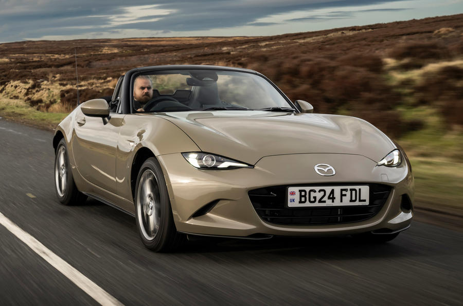 01 Mazda MX 5 review 2024 front driving