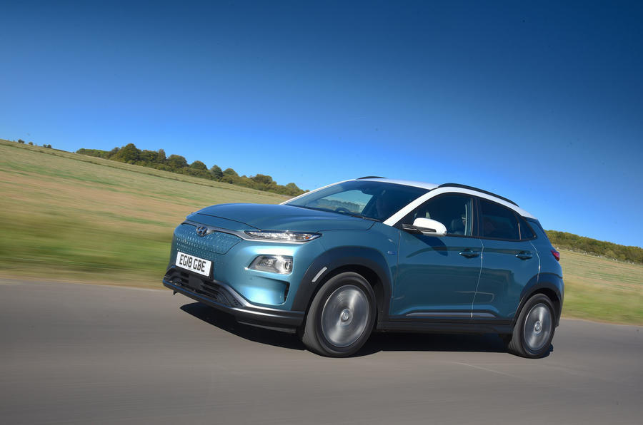 Hyundai Kona Electric 2018 road test review - hero front