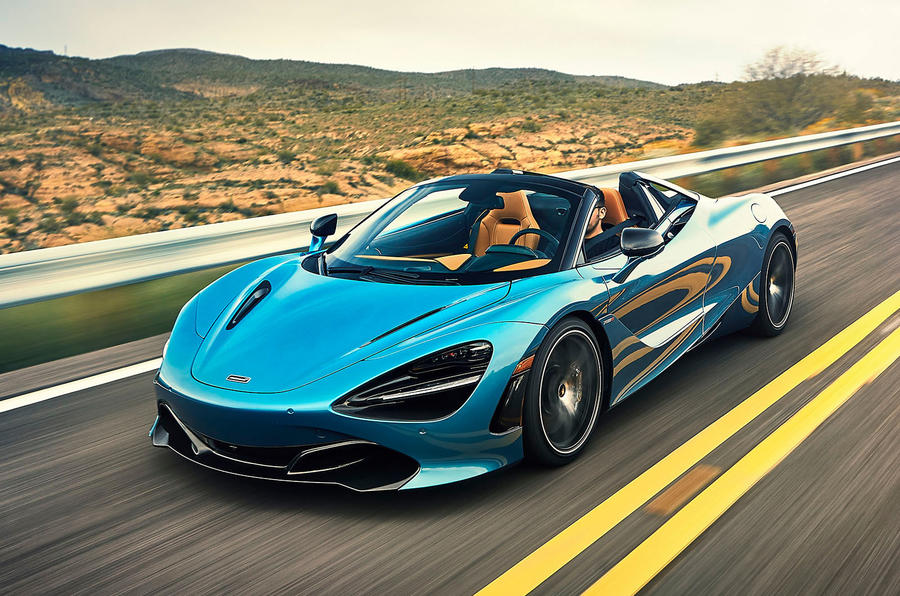 McLaren 720S Spider 2019 road test review - hero front