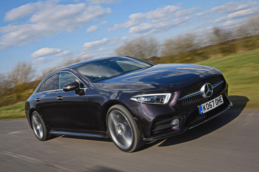 Mercedes-Benz CLS 400d 2018 review hero front