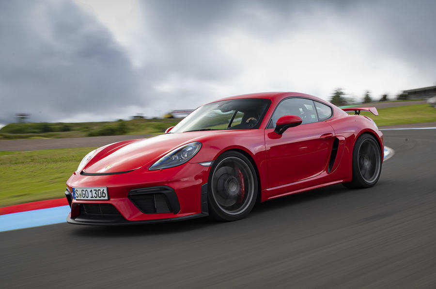 Porsche 718 Cayman GT4 2019 road test review - hero front