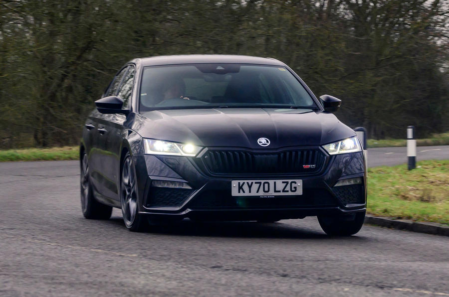 1 Skoda Octavia vRS TDI 2021 road test review hero front