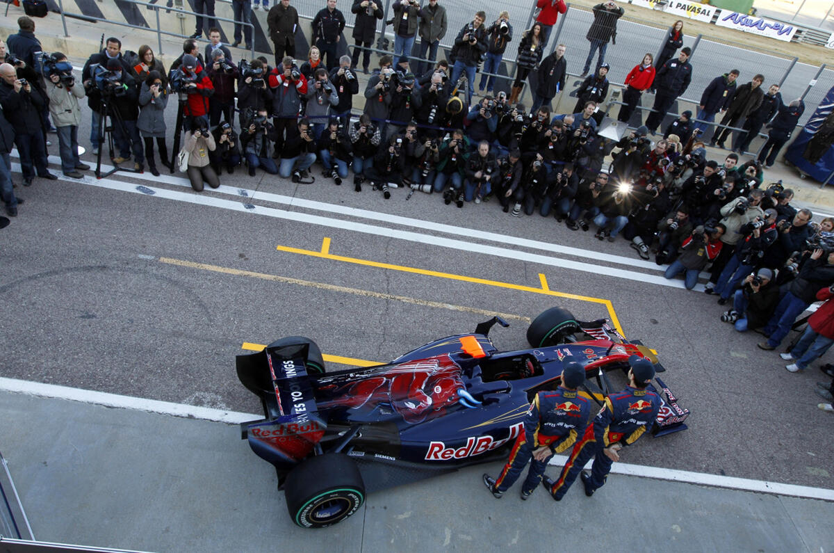 Toro Rosso F1 car unveiled