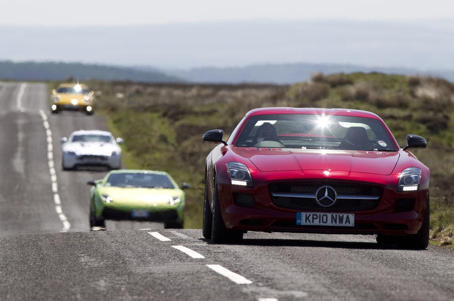 Merc SLS vs its supercar rivals