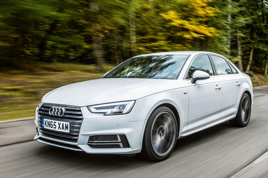 Audi A4 review hero front