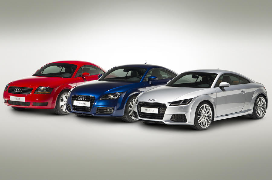 New Audi TT meets its ancestors - picture special