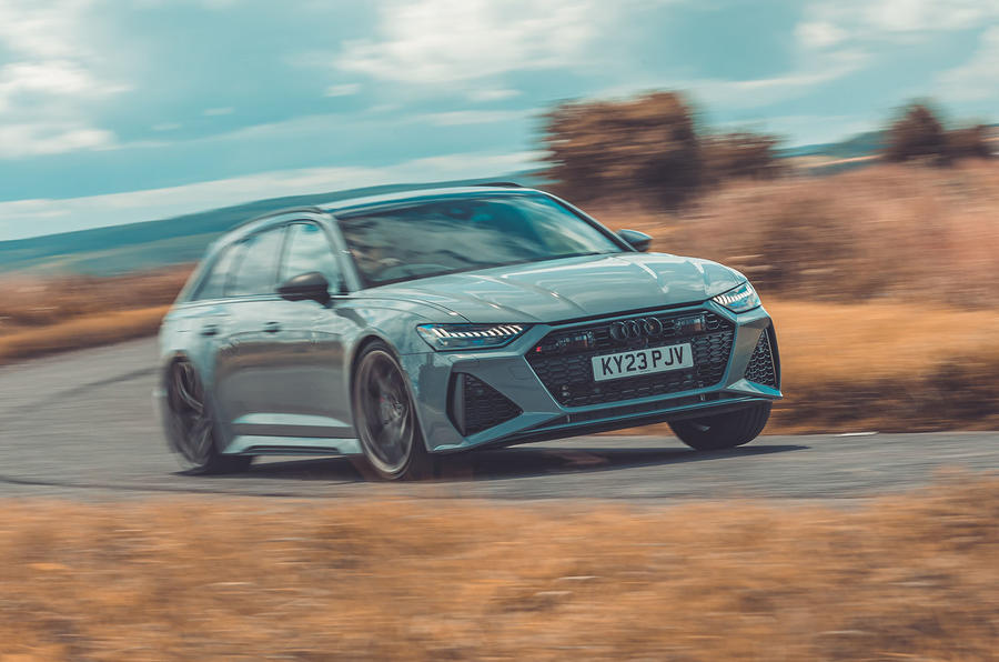 Audi RS6 review front three quarter lead