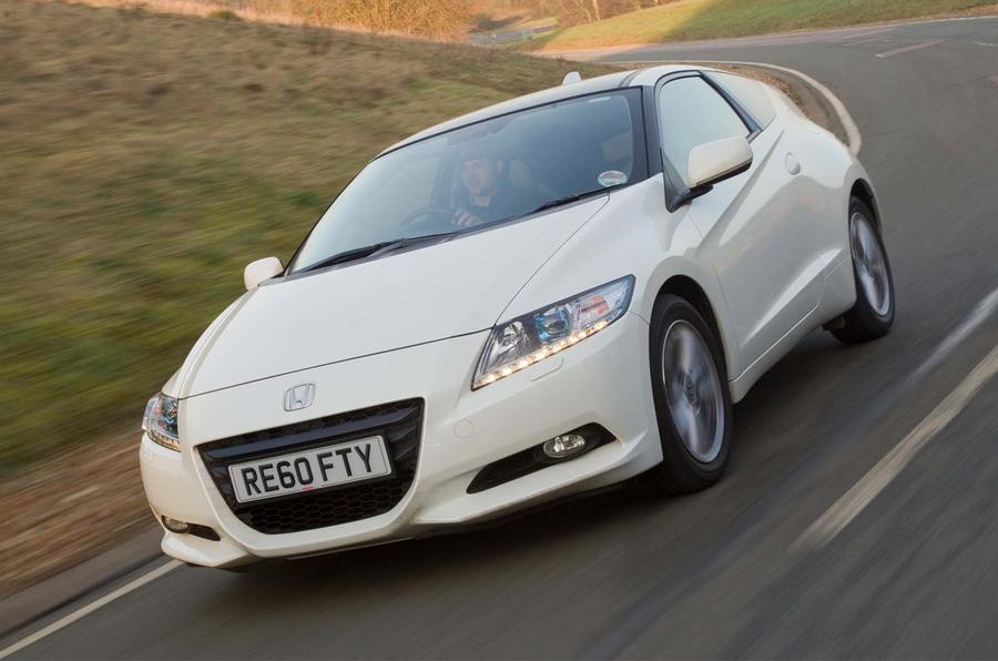 Honda CRZ 2010 front quarter tracking