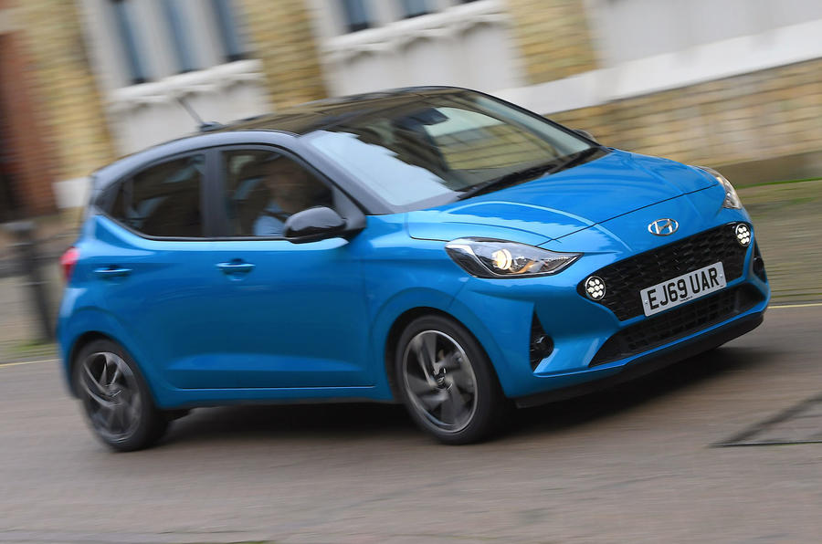 Hyundai i10 2020 UK first drive review - hero front