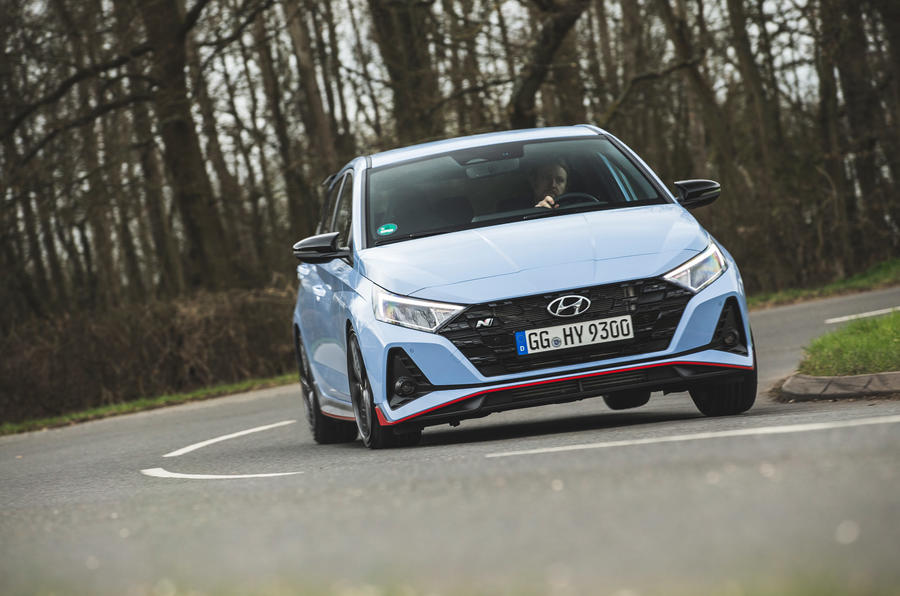 1 Hyundai i20 N 2021 UK first drive review hero front