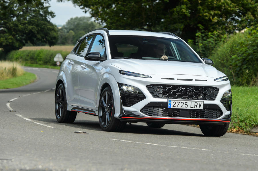 1 Hyundai Kona N 2021 UK LHD FD hero front