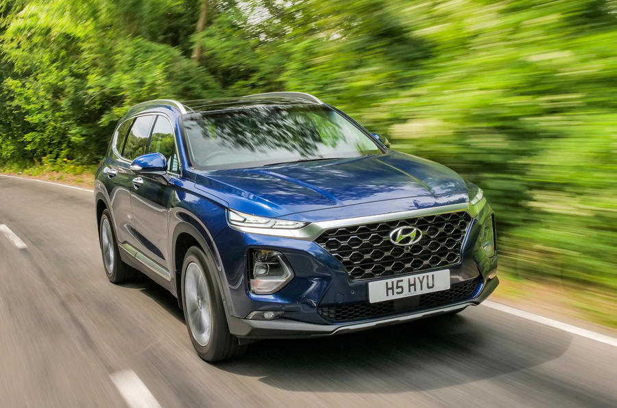 Hyundai Santa Fe 2018 UK first drive review - hero front