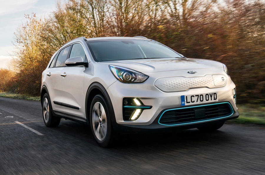 1 Kia e Niro 39kWh 2021 UK first drive review hero front