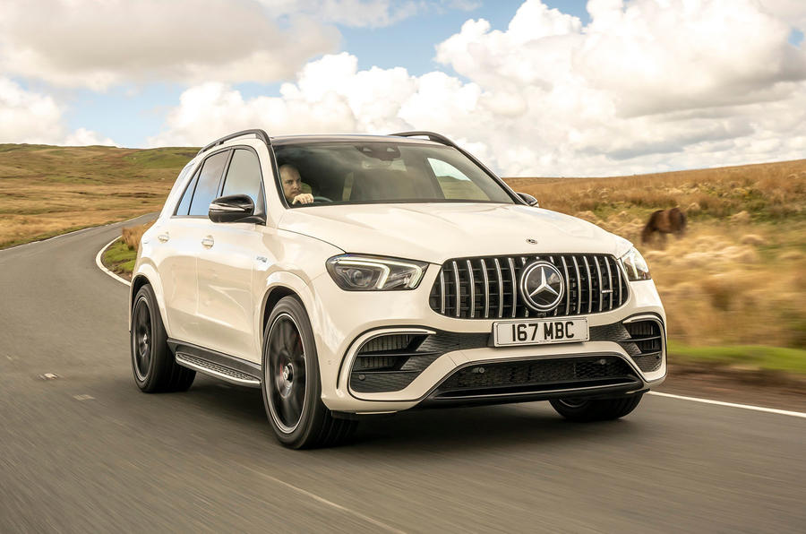 1 Mercedes AMG GLE 63S 2021 UK FD hero front