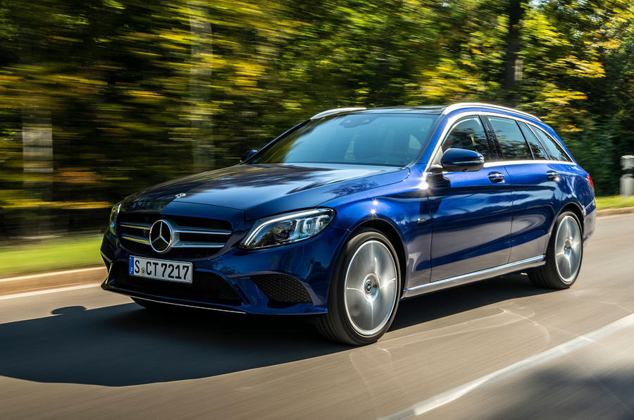 Mercedes-Benz C-Class C 300de estate 2018 first drive review - hero front