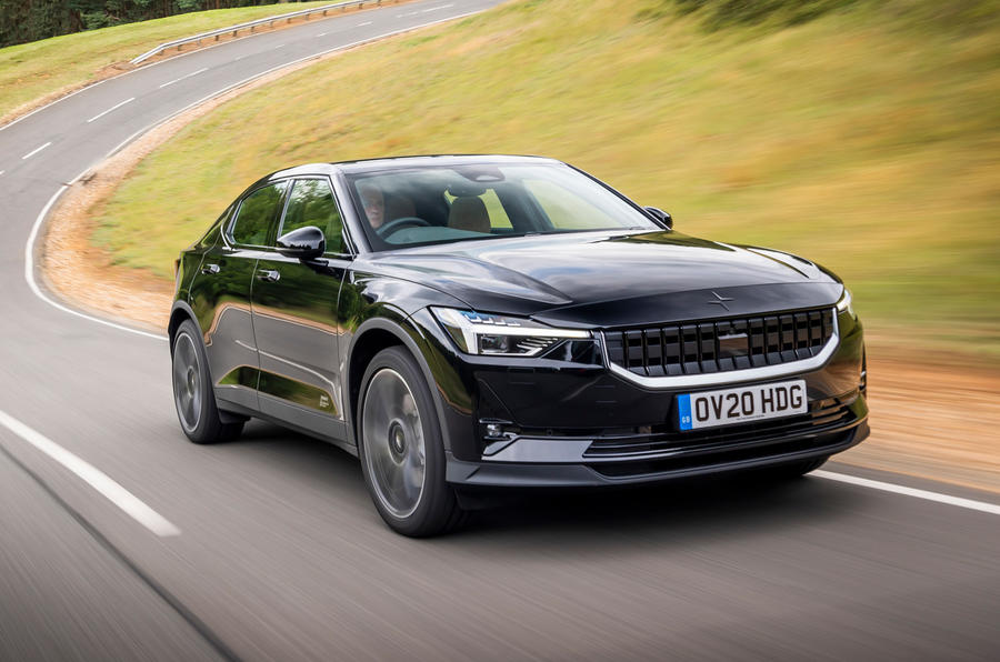 Polestar 2 2020 UK first drive review - hero front