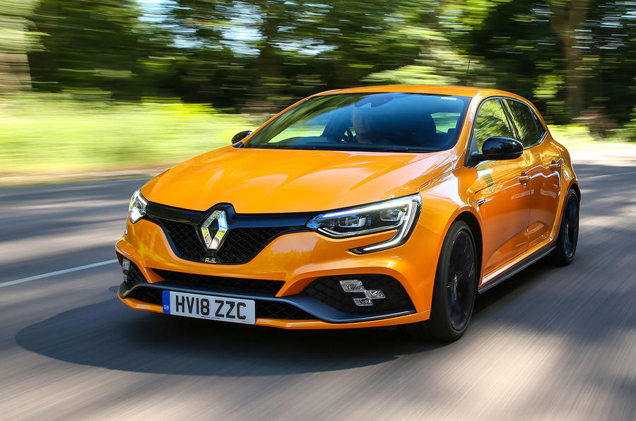 Renault Megane RS 2018 UK first drive hero front