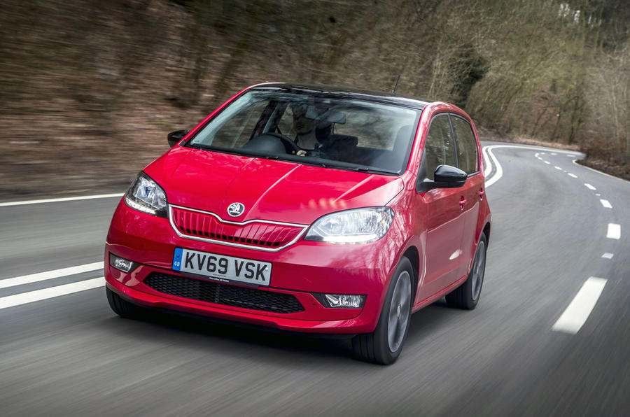 Skoda Citigo-e iV 2020 UK first drive review - hero front