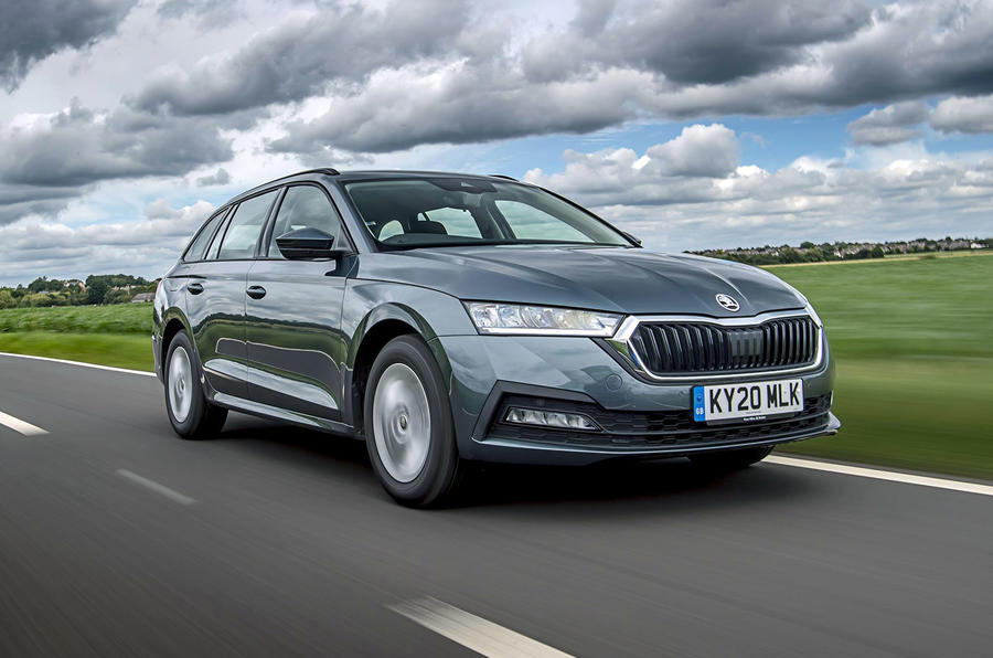 1 Skoda Octavia E Tec hybrid 2021 UK first drive review hero front