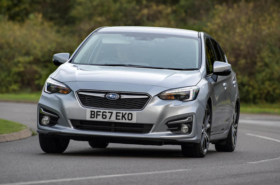 Subaru Impreza 2018 UK review hero front