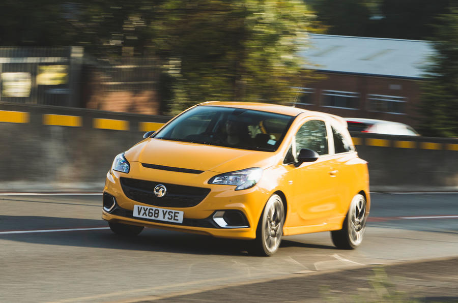 Vauxhall Corsa GSi 2018 UK first drive review hero front