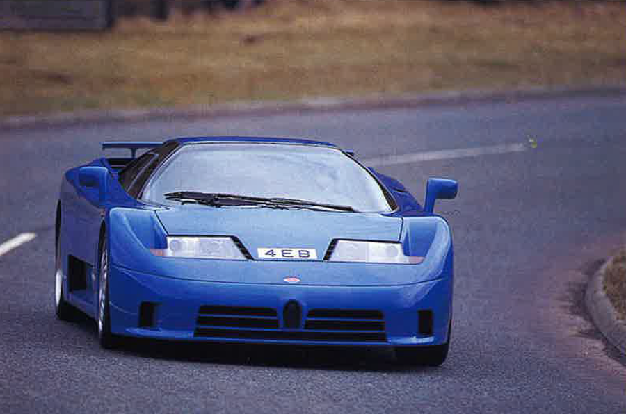 Bugatti EB110 GT front view