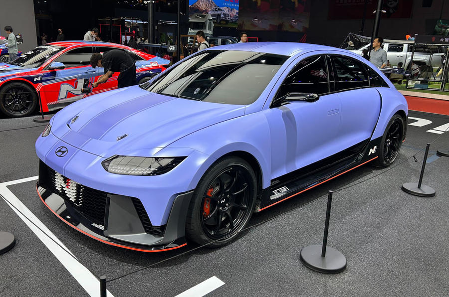 2023 Hyundai Ioniq 6 N concept at Shanghai motor show 4