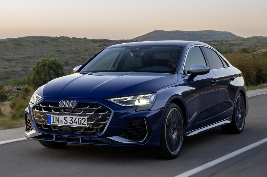 2024 Audi Audi S3 saloon front driving