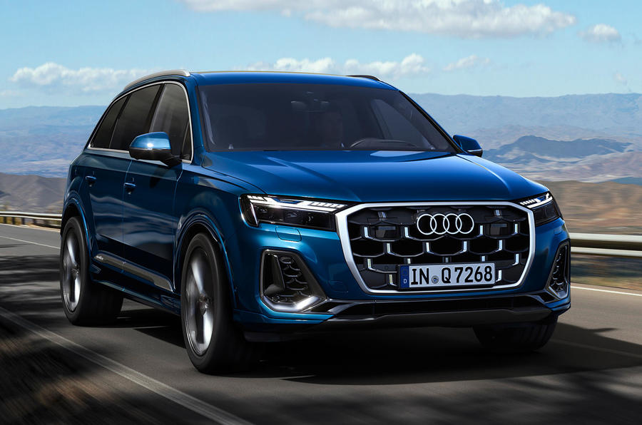 2024 Audi Q7 front three quarter lead