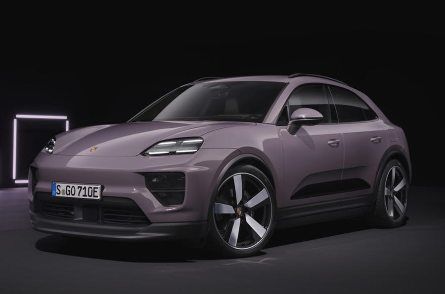 2024 porsche macan ev front lead