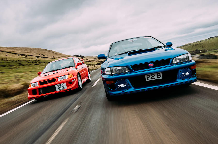 Mitsubishi Lancer Evo VI Makinen vs Subaru Impreza 22B