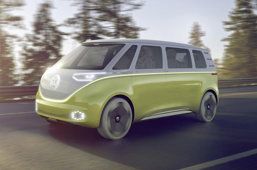 Volkswagen ID Buzz sketch 2022 - hero front