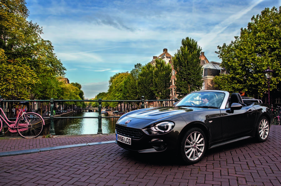 Fiat 124 Spider heads to the Arctic Circle