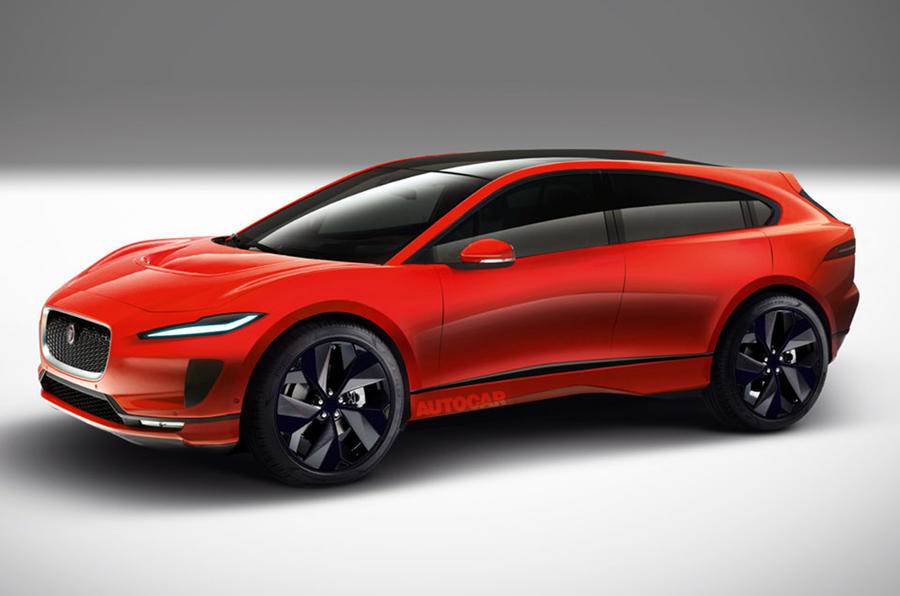 Jaguar J-Pace render 2021 - static front