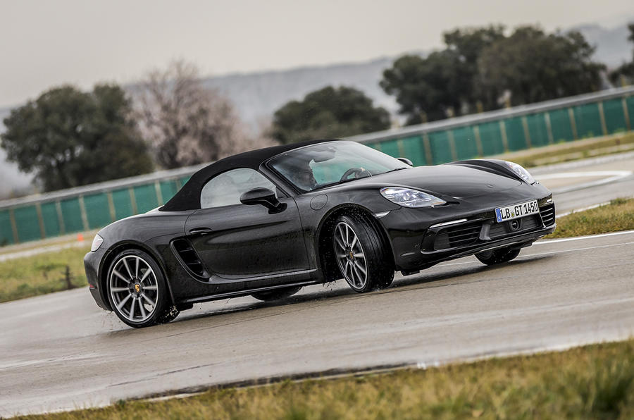 Porsche 718 Boxster cornering